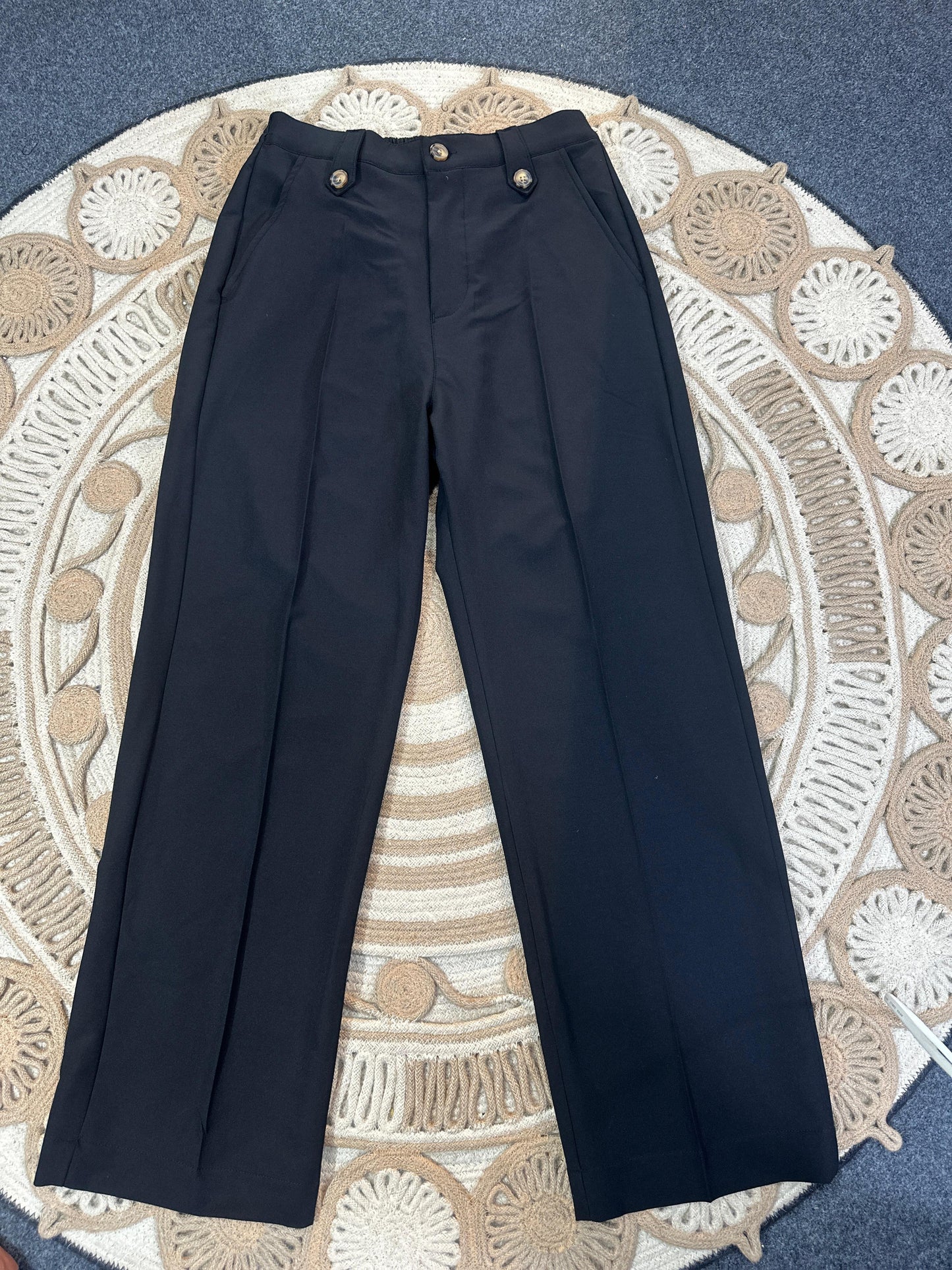 Formal Baggy Pant- Black