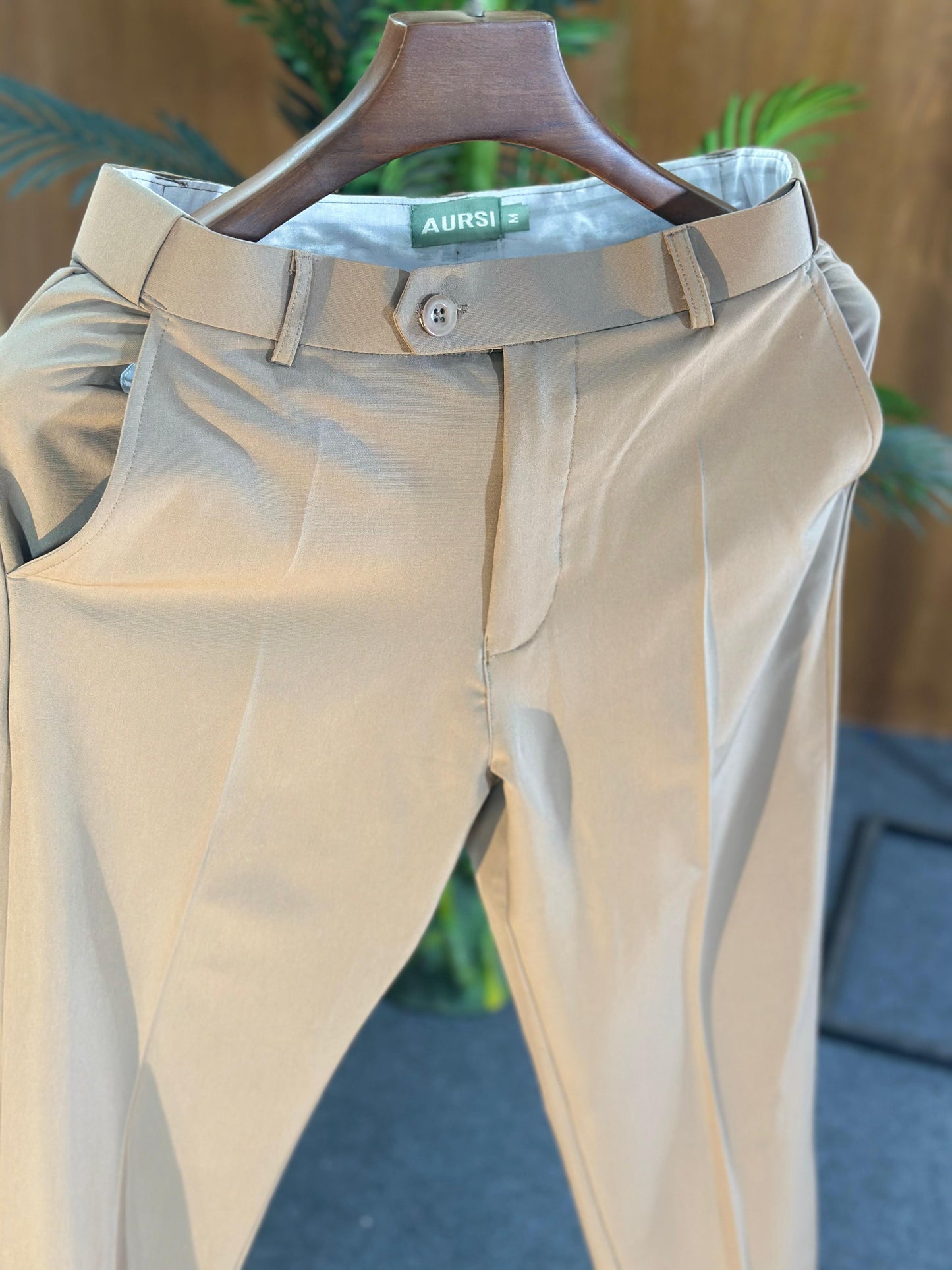 Men's Formal Pant-Beige