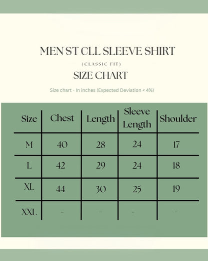 Men's Full Sleeve shirt  - 26-28